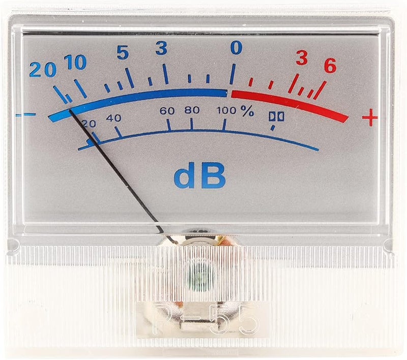 عداد VU متر DB متر من 20 إلى 6 ديسيبل مكبر صوت اختبار مستوى الصوت لاستوديو DIY المنزل السيارة - Image 1
