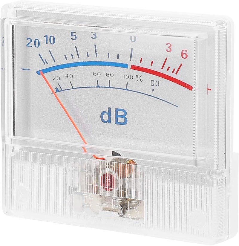 عداد VU متر DB متر من 20 إلى 6 ديسيبل مكبر صوت اختبار مستوى الصوت لاستوديو DIY المنزل السيارة - Image 3
