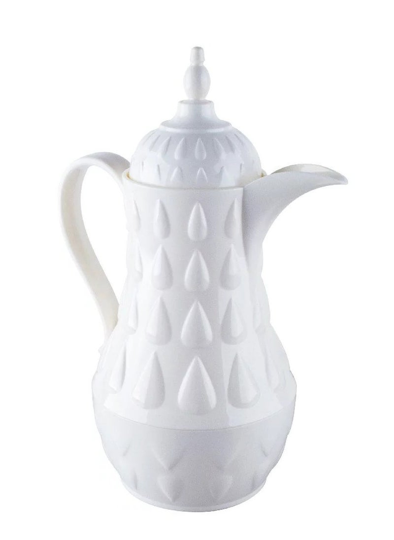 BASURRAH Thermos for tea and coffee from Basurrah, white, 1 liter, 19-46789  - Image 2