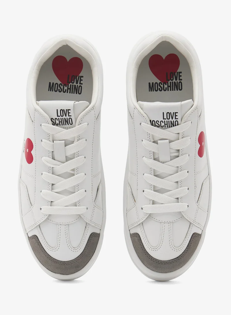 Love Moschino  Logo Low Top Sneakers for Women | Best Price UAE