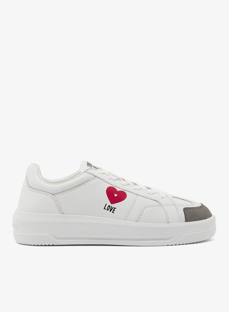 لوف موسكينو حذاء رياضي منخفض بشعار - Image 1