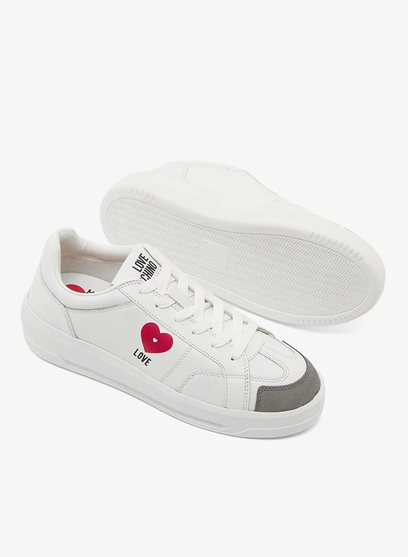 Love Moschino  Logo Low Top Sneakers for Women | Best Price UAE