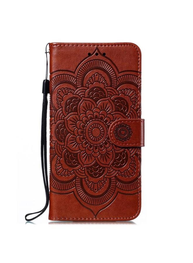 S-TOP Case For Honor 60 Sun Mandala Embossing Pattern Phone Leather Case - Image 2