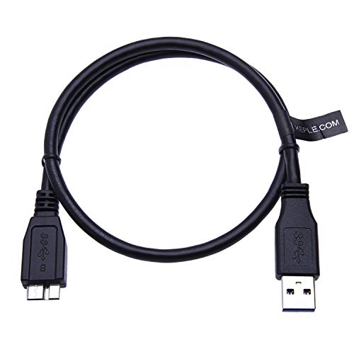 Keple USB 3.0 Micro B Data Sync Cable Compatible with WD 500GB 2.5 inch, My Book, My Passport Ultra, My Cloud, Toshiba HDTB110EK3BA / Samsung M3, SE-208DB/TSBS, Samsung S5 / S6, Galaxy Note 3/4 (1.6ft) - Image 3