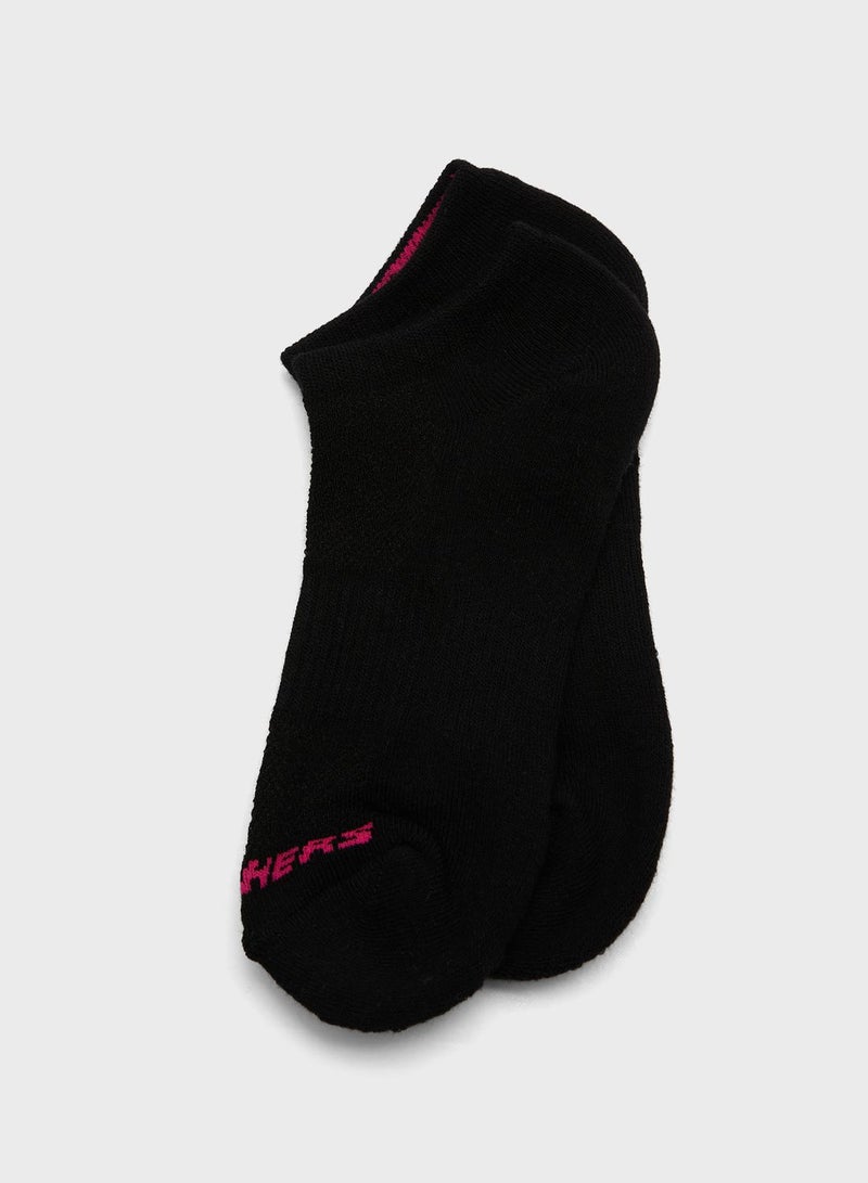 SKECHERS 3 Pack Terry No Show Socks - Image 3