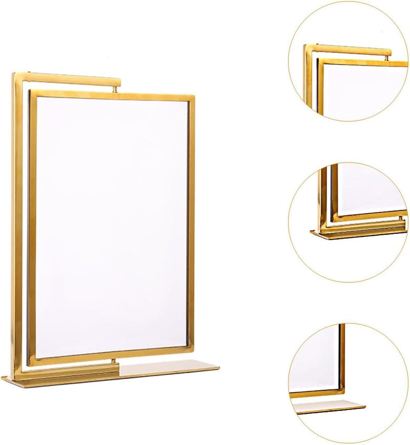 KT Board Display Stand for Pictures Desktop Sign Holder for Living, Gold - Image 3