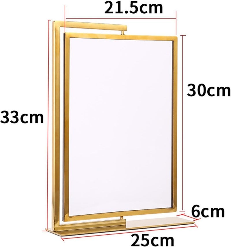 KT Board Display Stand for Pictures Desktop Sign Holder for Living, Gold - Image 2