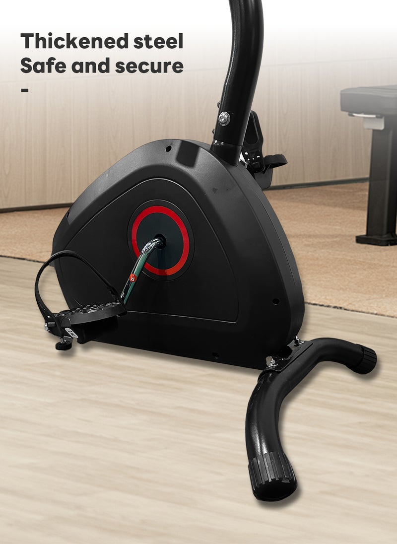 إي تي جي معدات اللياقة البدنية المنزلية الداخلية ، آلة بيضاوية ، دراجة ممارسة أفقية هادئة للغاية ، الوقت / السرعة / الأميال / السعرات الحرارية / معدل ضربات القلب - Image 5
