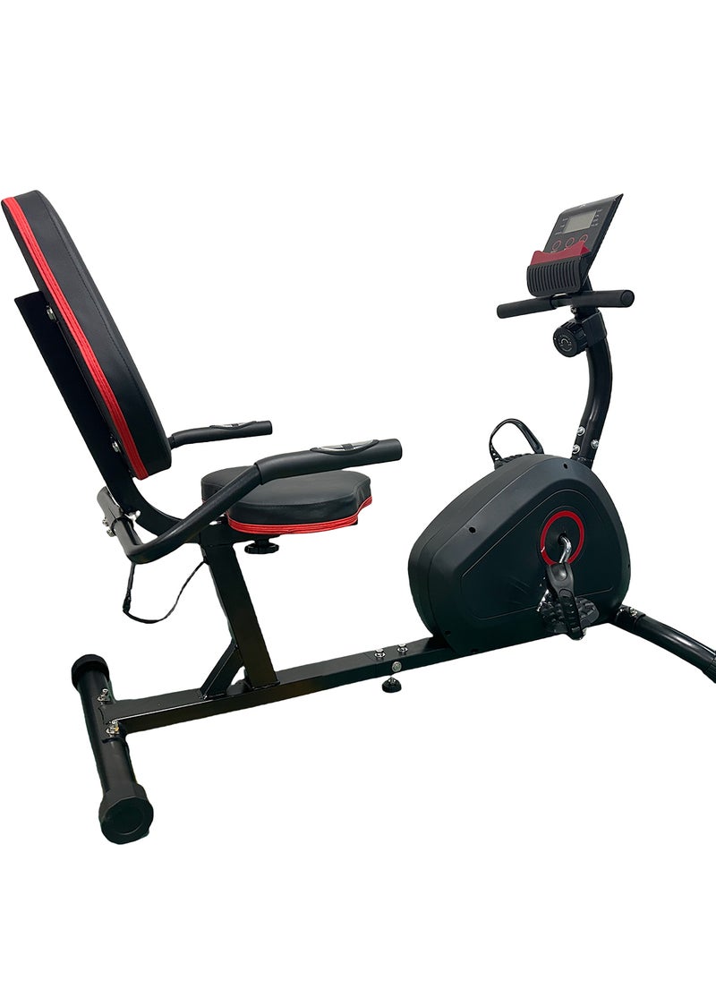 إي تي جي معدات اللياقة البدنية المنزلية الداخلية ، آلة بيضاوية ، دراجة ممارسة أفقية هادئة للغاية ، الوقت / السرعة / الأميال / السعرات الحرارية / معدل ضربات القلب - Image 1