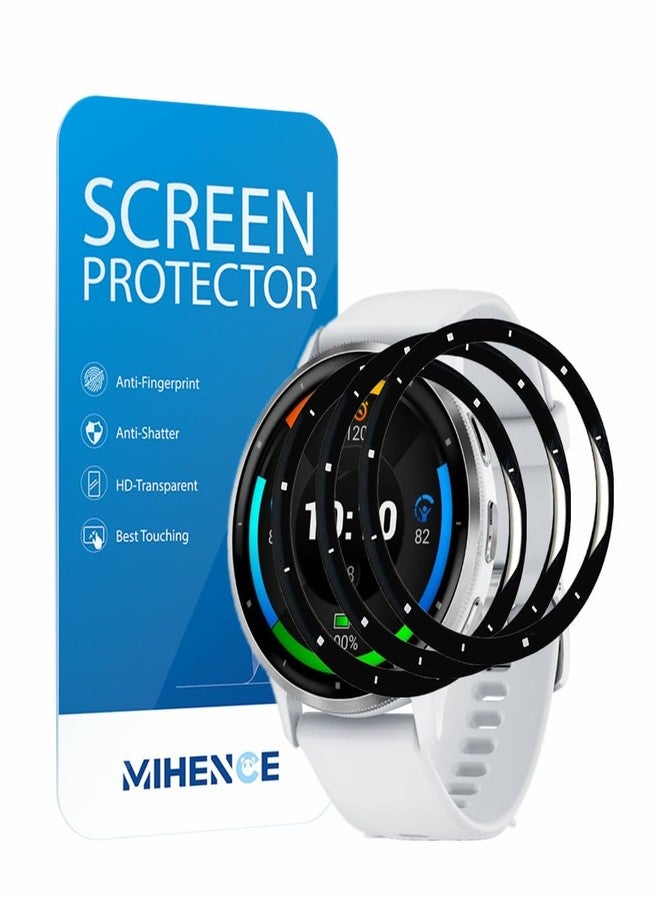 MIHENCE Compatible for Garmin Venu 3 Screen Protector, 3D Full Screen Coverage Case Curved Edge TPU Protective Film for Venu 3 45mm Smartwatch (3 PCS) - Image 1