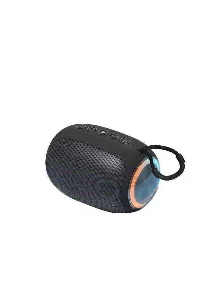 Portable Mini Speaker - Wireless Bluetooth Speaker - with 1200mAh battery - RGB light - TWS stereo sound - built-in microphone - supports TF card and USB drive  - Image 2