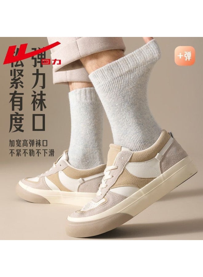 Warrior Winter Men's Thermal Socks Plush Thickened Long Tube Fleece Lined Mid-calf Socks