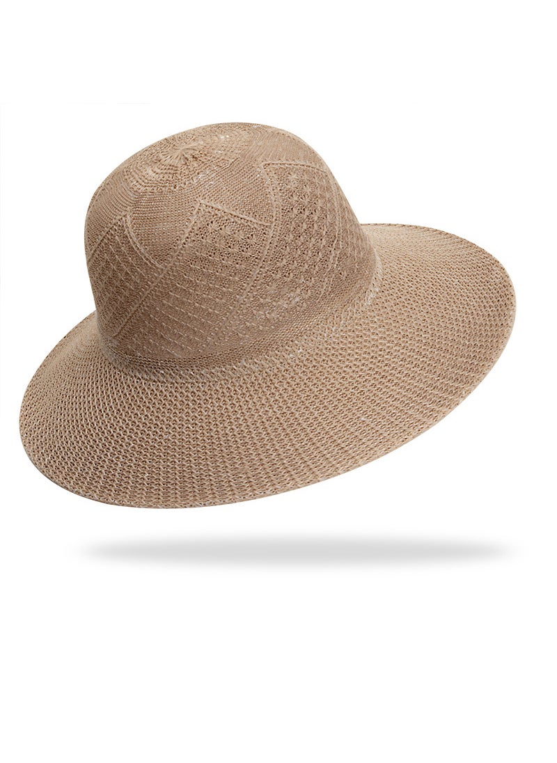 Generic - Hot Selling Farmer Straw Hat Woven Straw Hat Breathable Foldable Fisherman Hat Sun Hat Embryonic Lafite Straw Hat for Men and Women SummerPink. Pink. - Image 1