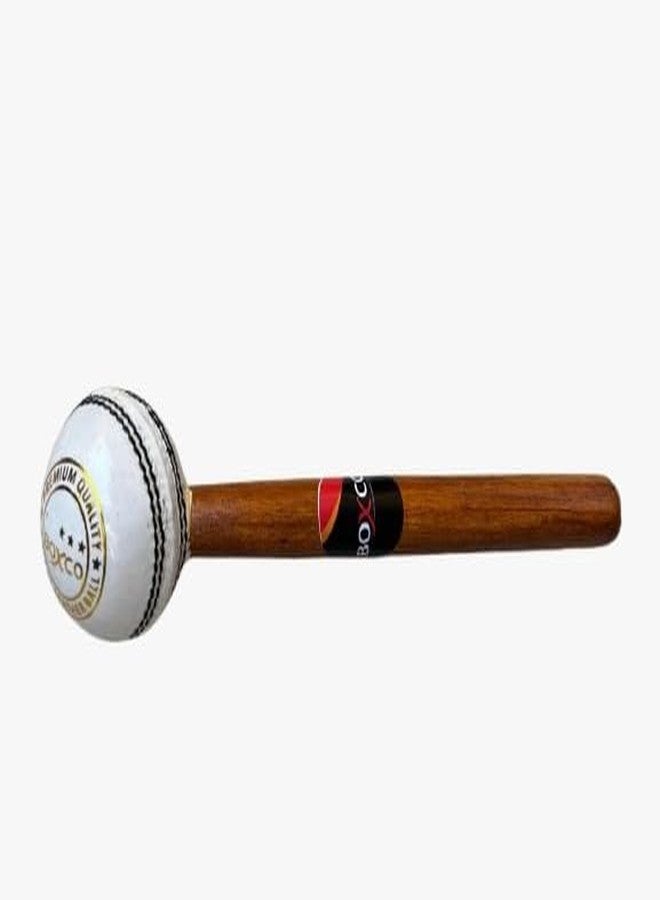 Boxco Premium Cricket Leather Ball Mallet (White) - Image 5