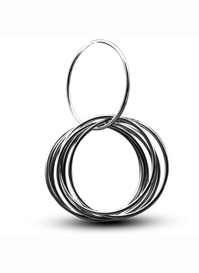 MAGIC MAKERS Linking Rings Small 4 Inch Set Of 8 Rings With Online Learning  - Image 4