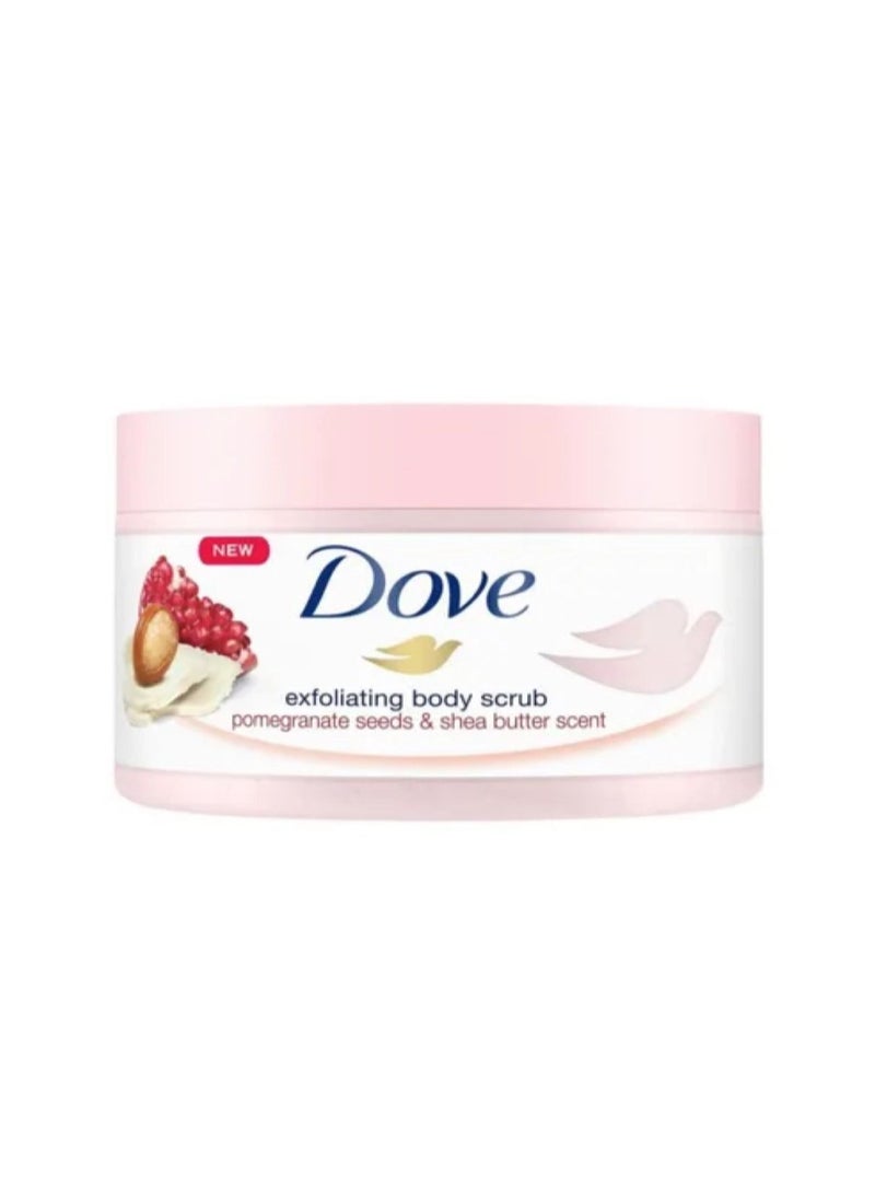 Exfoliating Body Polish Scrub With Pomegranate Seeds And Shea Butter 225 Ml