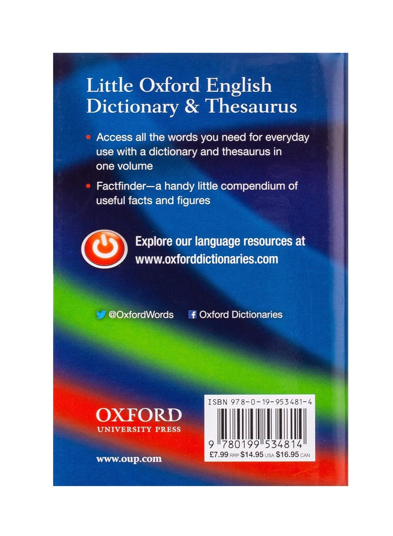 Little Oxford Dictionary And Thesaurus Dictionarythesaurus - Image 1
