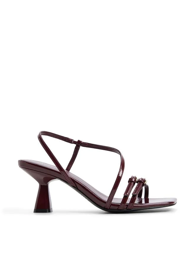 Anais Ladies Red Heeled Sandals