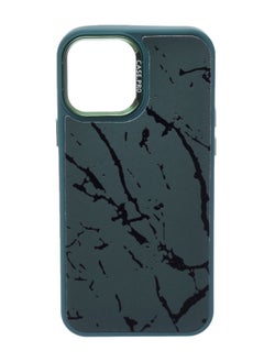 Silicone Back Phone Protection Cover With Amazing Design And Safety Edges For Iphone 12/13 Pro Max - Olive Black