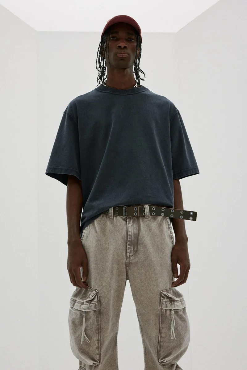 اتش اند ام Regular Fit Twill cargo trousers