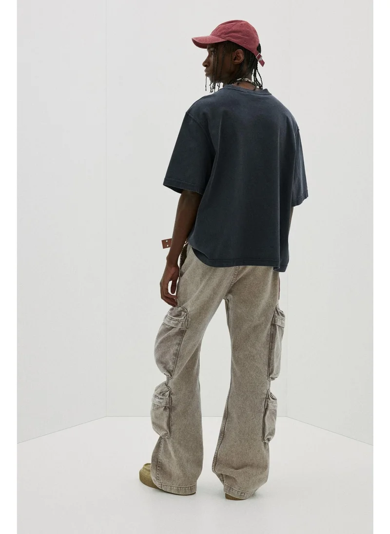 اتش اند ام Regular Fit Twill cargo trousers