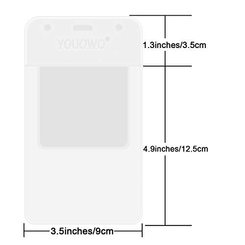 YOUOWO Pocket Protectors 6 Pack Clear,for Shirts Lab Coats Pants Multi Purpose- Holds Pens Pointers Cards Pocket Protector for Pen Leaks (Clear-6 Pack) - Image 3