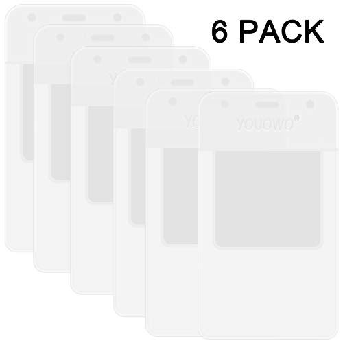 YOUOWO Pocket Protectors 6 Pack Clear,for Shirts Lab Coats Pants Multi Purpose- Holds Pens Pointers Cards Pocket Protector for Pen Leaks (Clear-6 Pack) - Image 4