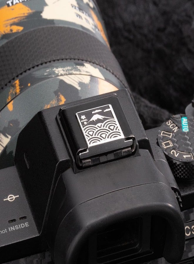 DBZZ Sea Wave Fuji Pattern Camera Metal Hot Shoe Cover for Sony A1 A7C A7CR A7CII A7R A7M2 A7M3 ZV-E10 II ZV-1II (Aluminum Alloy-for Sony) - Image 5