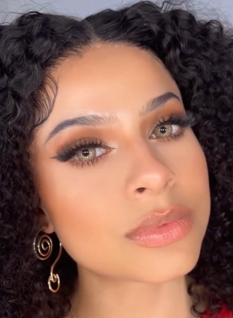 يونيبلينغ عدسات لاصقة ملونة سنوية عيون فهد البنية - Image 1