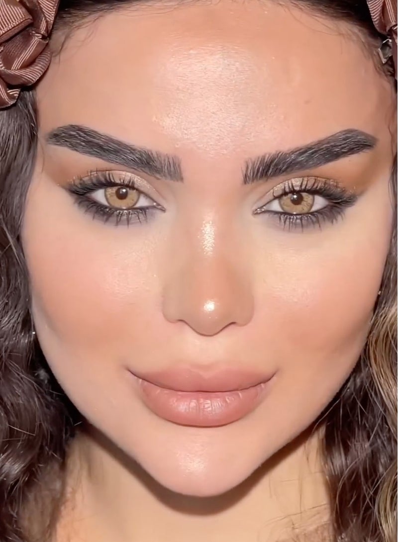 يونيبلينغ عدسات لاصقة ملونة سنوية عيون فهد البنية - Image 2