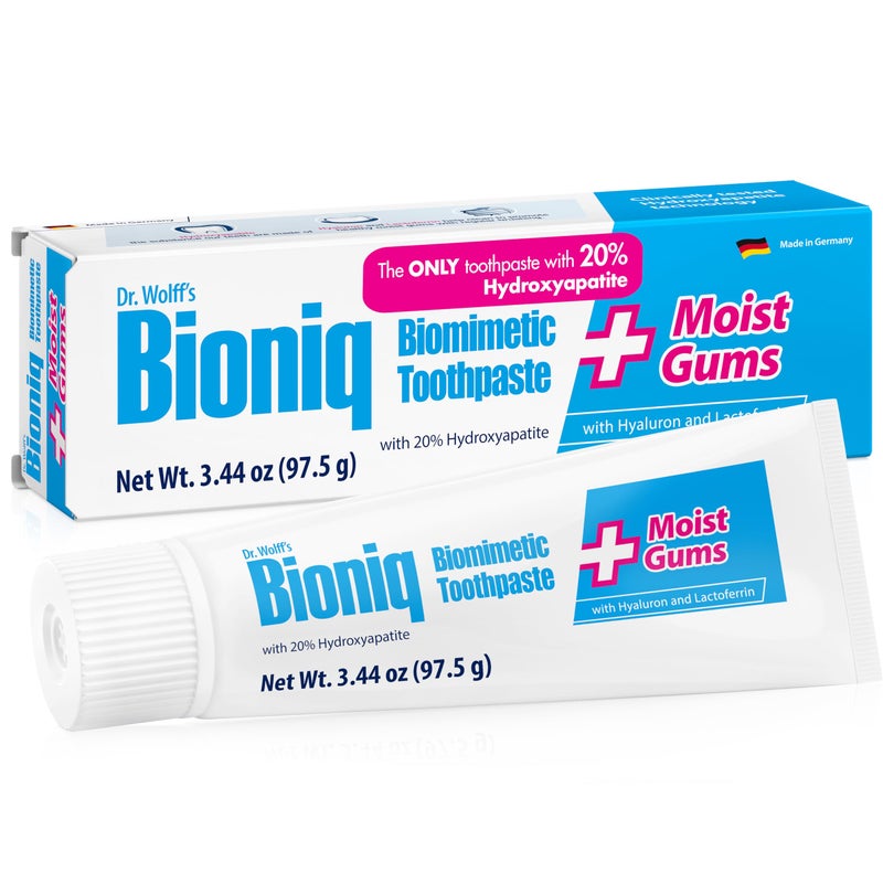 Bioniq Plus+ Gum Formula - 20% Hydroxyapatite Toothpaste, bioHAP and Fluoride Free Toothpaste for Daily Use, Clinically Tested - Our Expert for Enamel and Gum Care - 1 x 3.44 Oz - Image 1