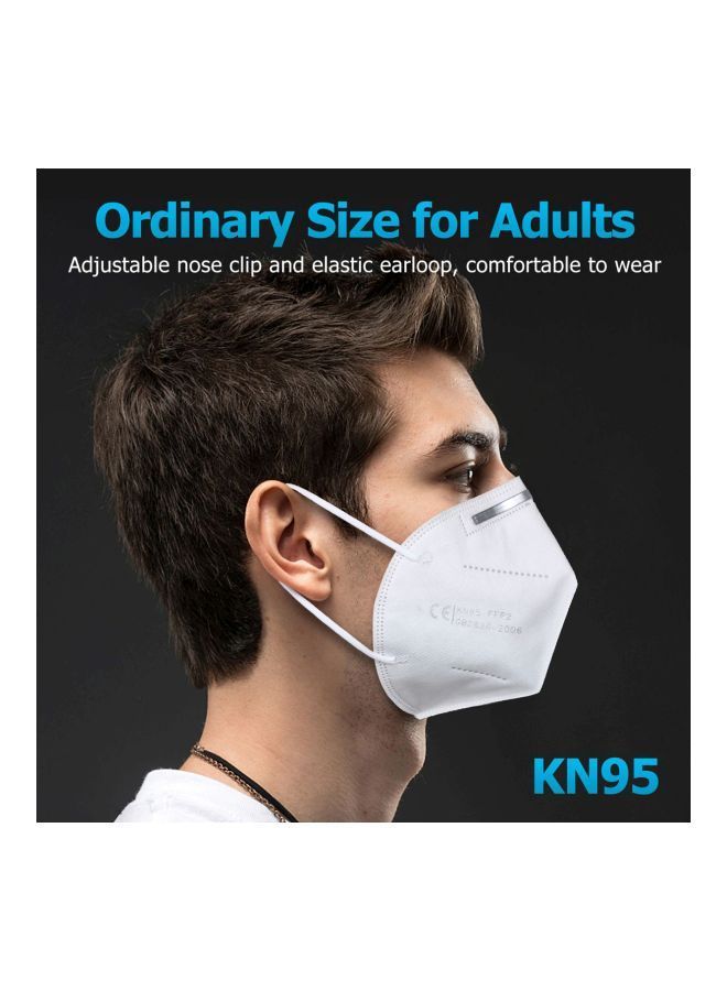 نيبمينينت 20 قناع وجه بفلتر مكون من 5 طبقات للاستخدام مرة واحدة طراز KN95 FFP2 - Image 5