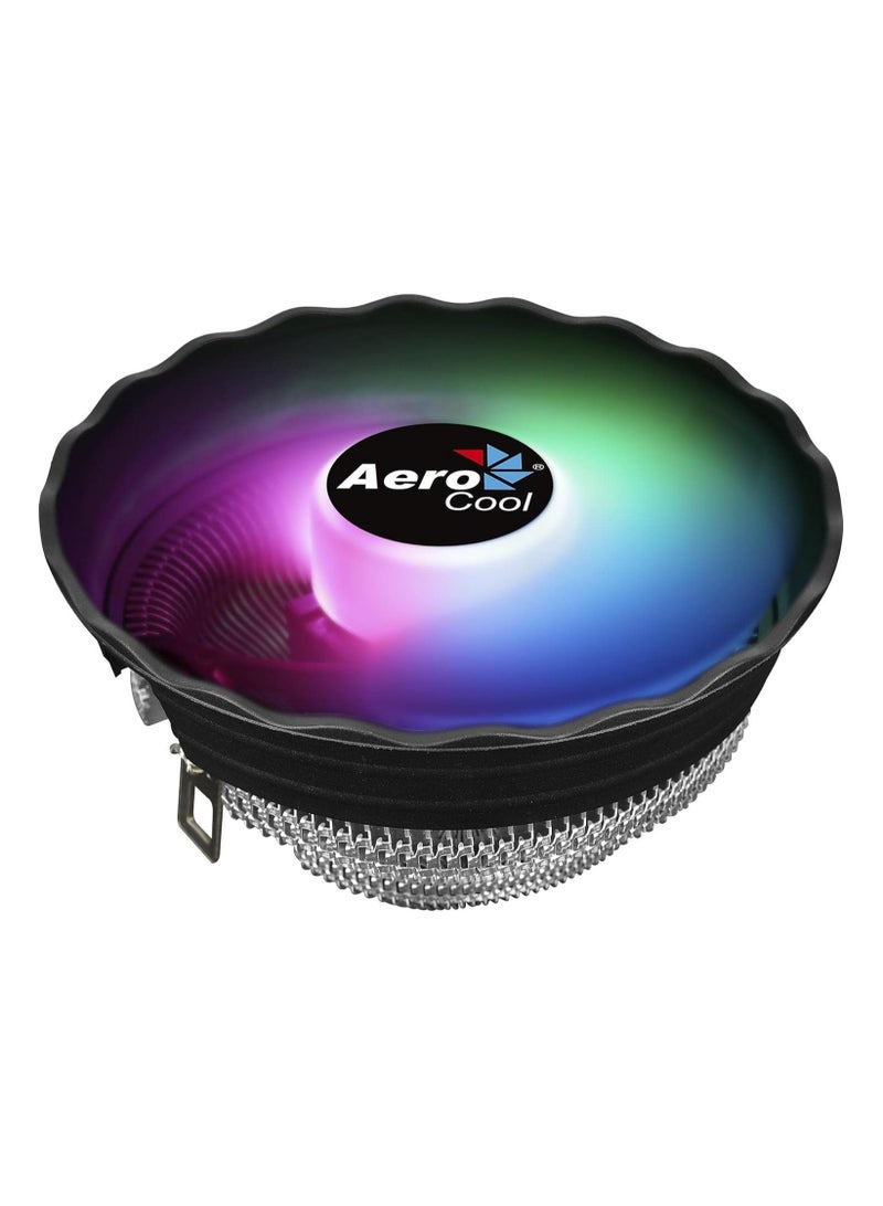 إيروكول مروحة اير فروست بلس 12 سم من ايرو كوول، تأثير إضاءة RGB ثابت اللون أسود - Image 1
