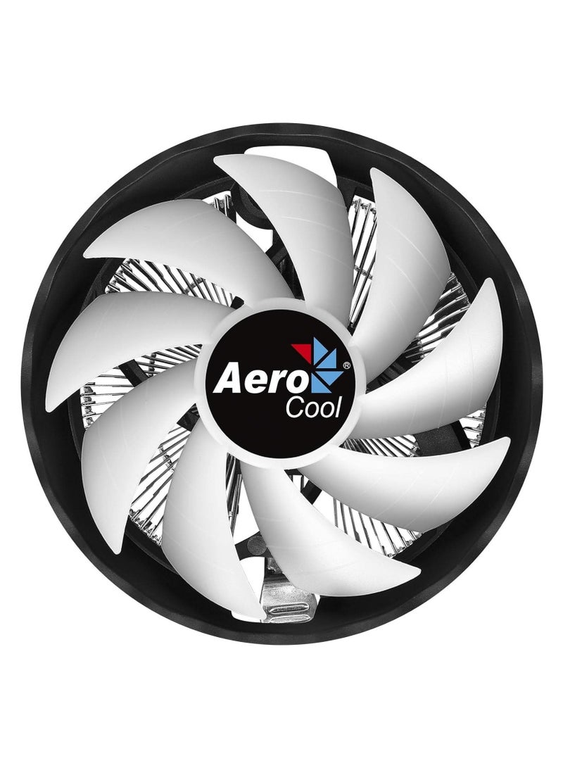 إيروكول مروحة اير فروست بلس 12 سم من ايرو كوول، تأثير إضاءة RGB ثابت اللون أسود - Image 4