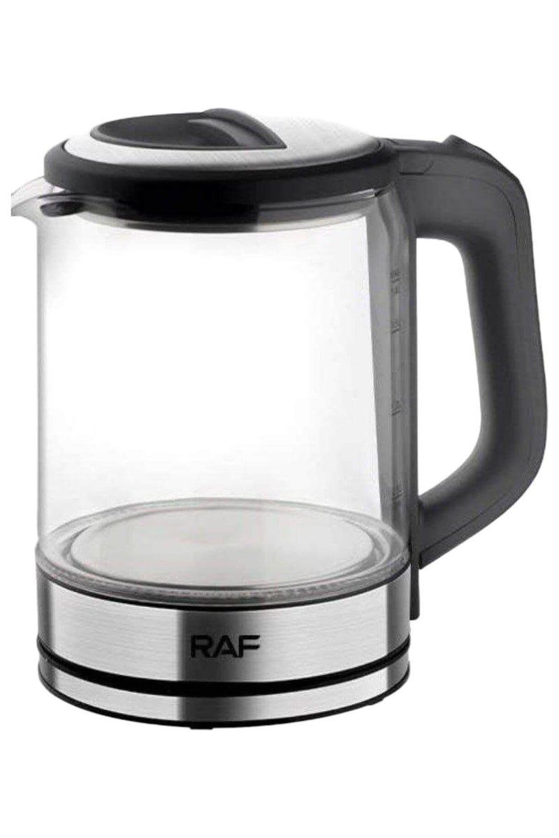 آر إيه أف غلاية كهربائية زجاجية/اضاءه LED/غليان سريع/1.8 لتر/1350 واط - Image 3