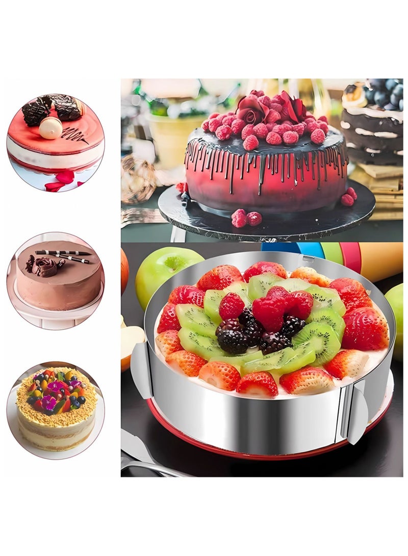 general 14-piece stainless steel cake mold piping tips piping bags baking tool set for easily creating exquisite shapes - Image 5