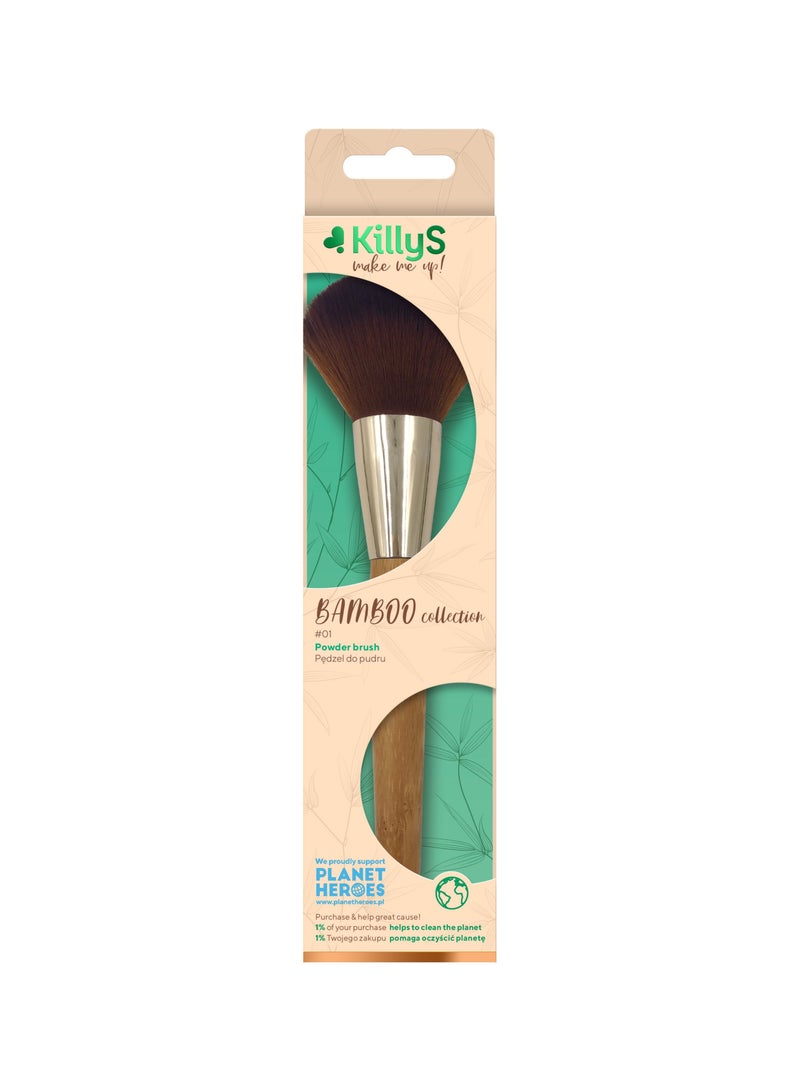 Killys bamboo collection blush and bronzer brush