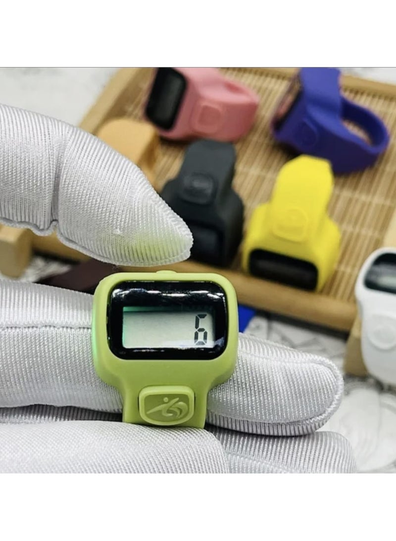 MARIO DRAFTS Digital Tasbeeh 12 pcs Tally Counter Mini Digital Finger Counter Clicker Counter Electronic Hand Tasbih Counter, - Image 2