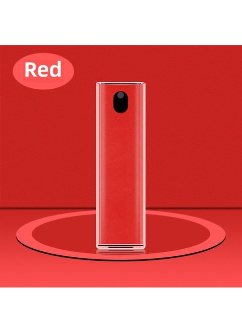 Mobile Phone Screen Cleaner Laptop Computer Cleaning Spray Wipe Dust Tool Source Digital Computer Cleaning Supplies-Color:[True Super Red] Oval Cleaner + PC Shell