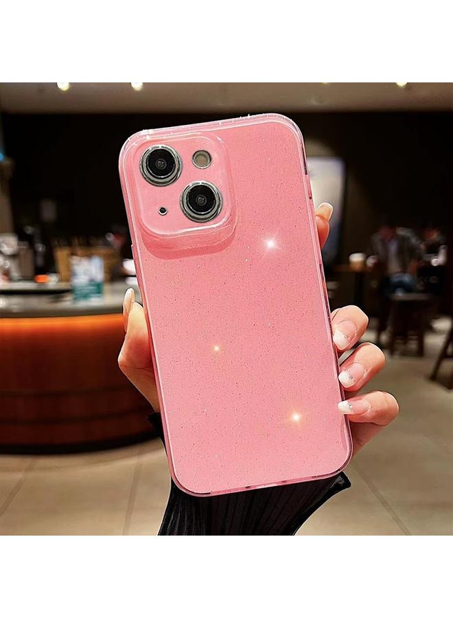 S-TOP Case For iPhone 14 Jelly Glitter Solid Color TPU Phone Case - Image 1