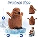 OUOZZZ Penguin Plush Stuffed Animal Mini King Penguin Chick Baby Toy 8 Soft Realistic TravelFriendly Portable Gift for Girls Boys Toddlers Kids - Image 4
