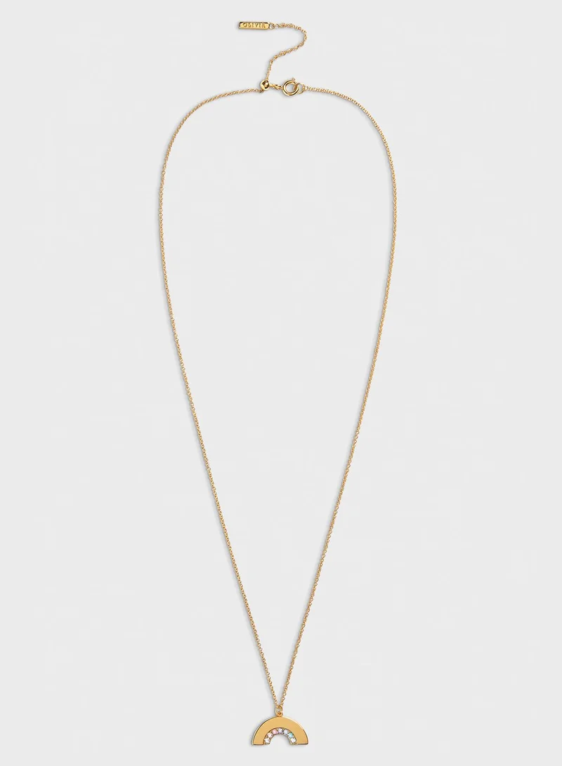 OLIVIA BURTON Brass Long Necklace