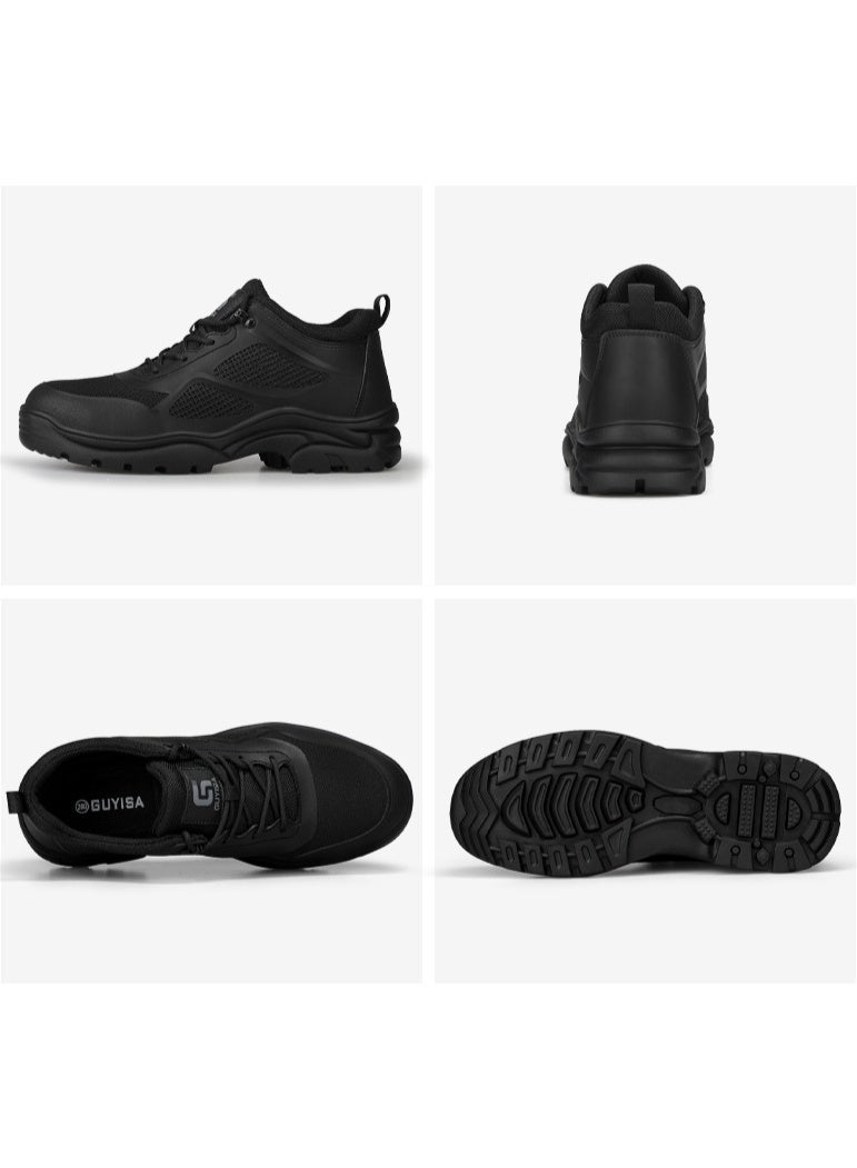 NIBEMINENT Safety Shoes Breathable Steel Toe Sneaker Lightweight Puncture Proof Anti-smash Work Shoes Non-slip Wear-resisting Shoes for Men - Image 3