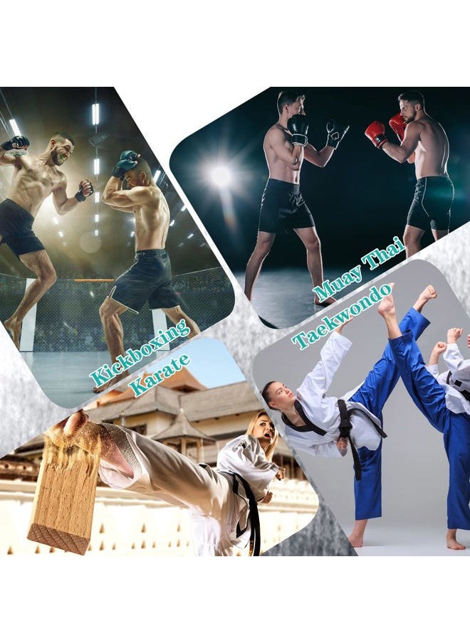 Geyoga 2 Pairs Compression Ankle Sleeve Muay Thai Foot Brace Boxing Ankle Braces for Men Breathable Women Foot Wraps Support for Martial Arts Kickboxing Gym Running, L Size(Black)  - Image 4