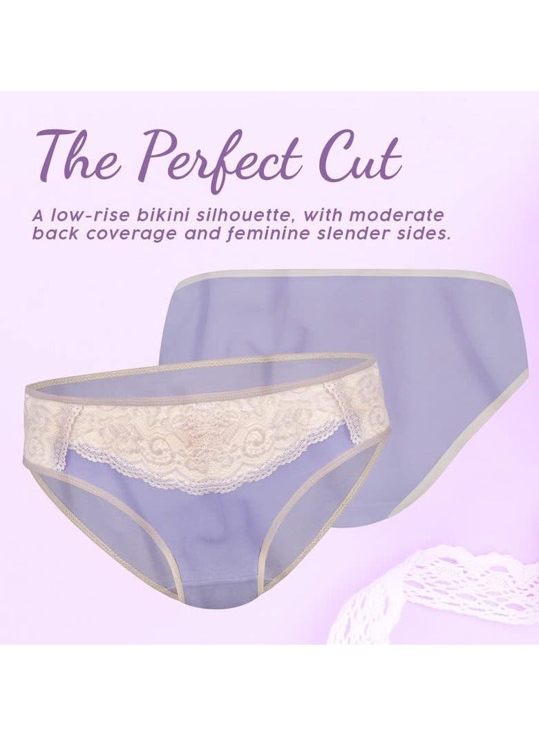 YOUNG WEAR Women’s 100% Cotton Underwear | Elegant Lace-Trimmed Women's Underwear | Ultimate Comfort and Style  - Image 3