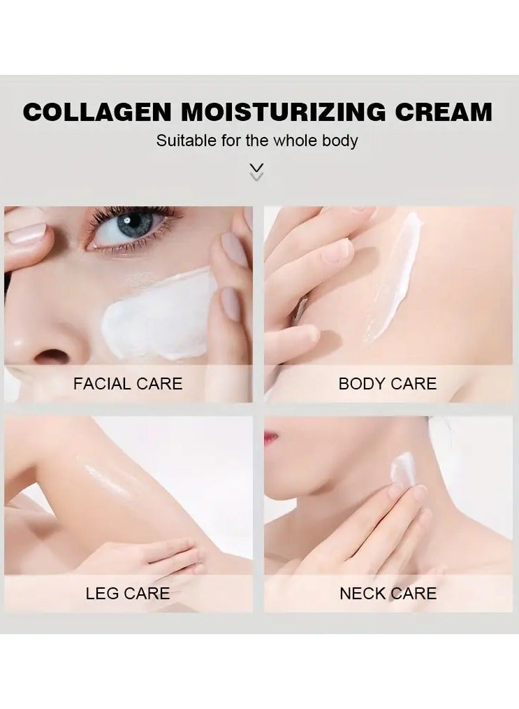 ROZINO Collagen & Retinol Moisturizing Cream - 100g | Hydrating Face Gel with Hyaluronic Acid for Firming, Lifting & Daily Skin Care | Hypoallergenic, Suitable for All Skin Types |, Hydrating Cream|Sleek Packaging|Collagen Boosting, Hydrating Face Cream - Image 5