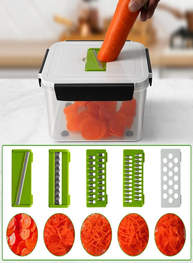 Freshmage 5 PCS Fruit storage Containers for Fridge with Removable Colander and Chopper Set, Leakproof Food Storage Containers with lids, Dishwasher & Microwave Safe Produce Containers to Keep Fruits Fresh - Image 3