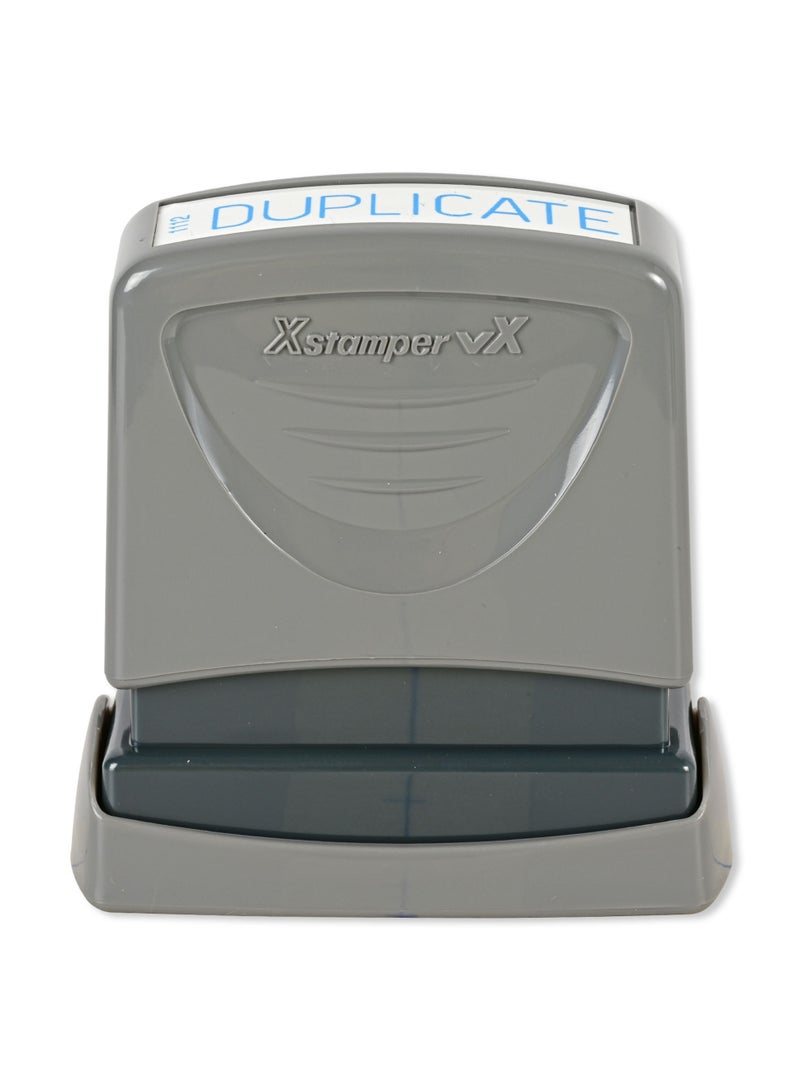 Artline X-Stamper "DUPLICATE" for Office Business Supplies, Ink Blue - ARXT1112VXCP-1PC - Image 1