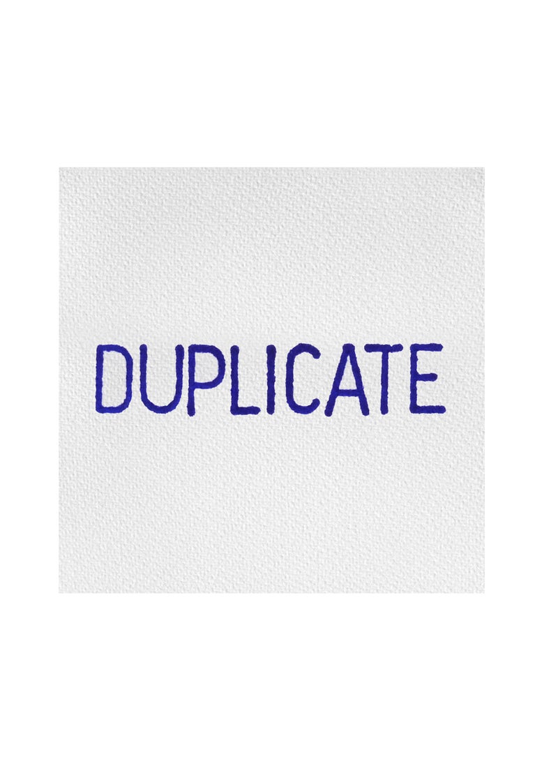 Artline X-Stamper "DUPLICATE" for Office Business Supplies, Ink Blue - ARXT1112VXCP-1PC - Image 5