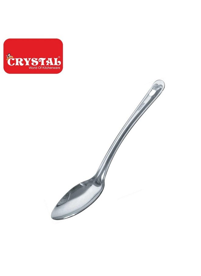 Crystal Stainless Steel Basting Serving Spoon, Silver, Standard - 10 Cm - pzsku/Z1EA366D7B9E75E78AD37Z/45/_/1740119125/dde37444-1c93-42e5-bb79-e44edb92cde8